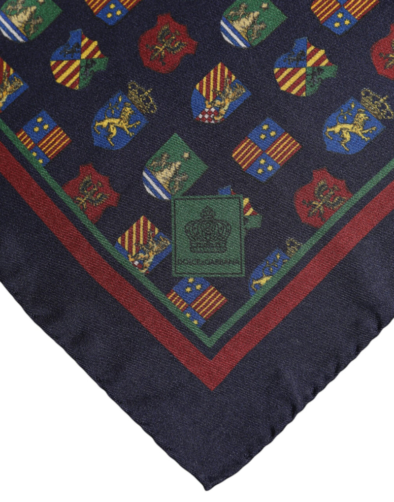 Foulard carré Dolce &amp; Gabbana à médailles multicolores
