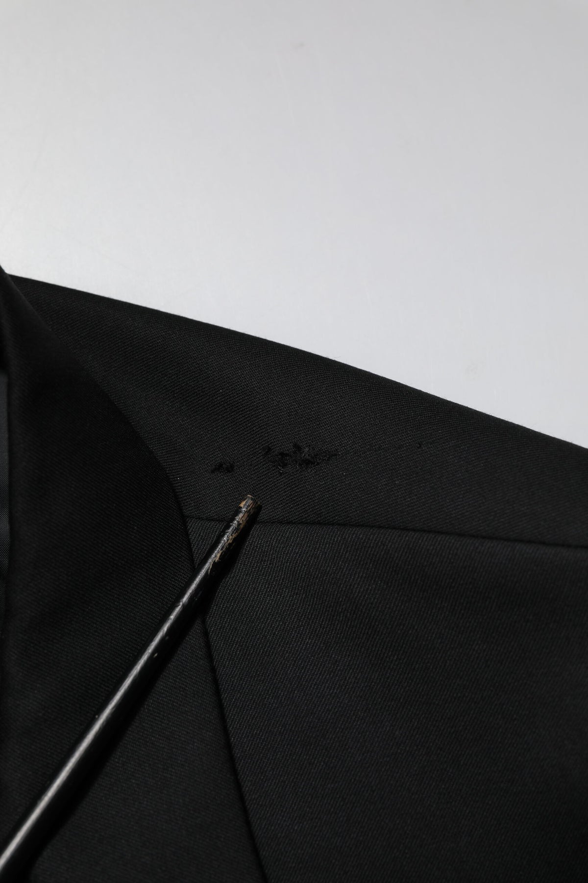 Blazer/veste de costume pour homme Emporio Armani, noir, à double boutonnage