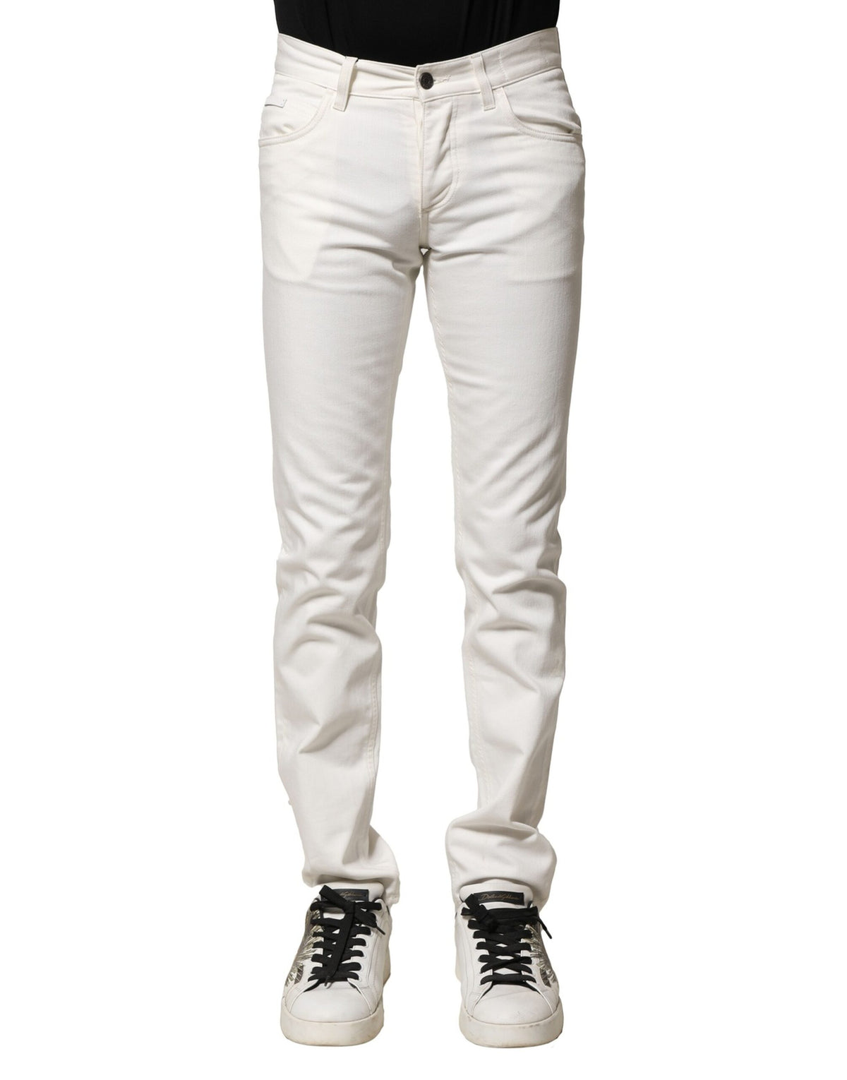 Jeans skinny en coton blanc pour homme de Dolce &amp; Gabbana