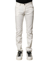 Jeans skinny en coton blanc pour homme de Dolce &amp; Gabbana