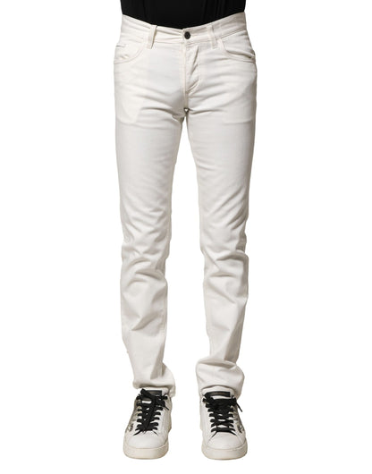 Jeans skinny en coton blanc pour homme de Dolce &amp; Gabbana