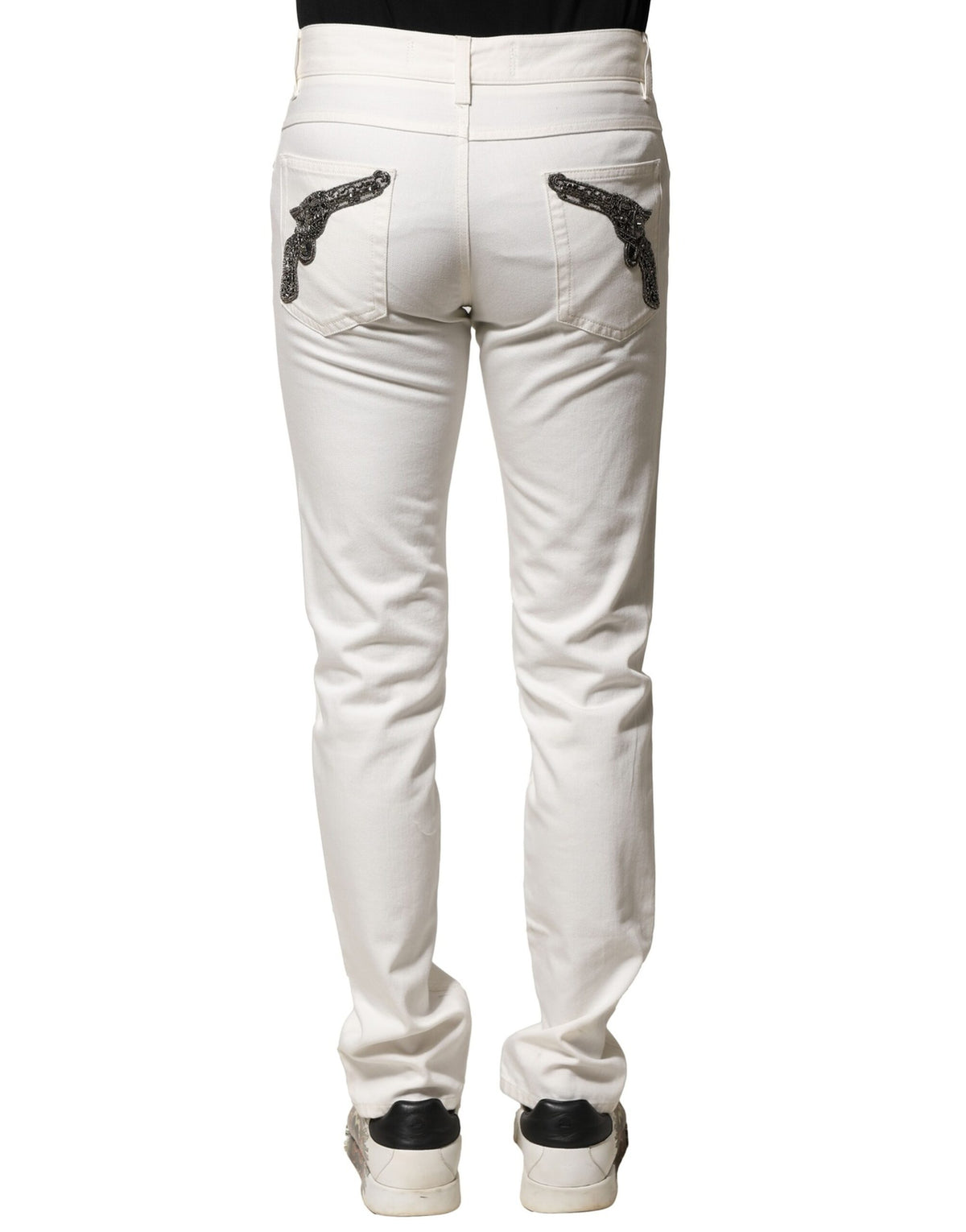 Jeans skinny en coton blanc pour homme de Dolce &amp; Gabbana
