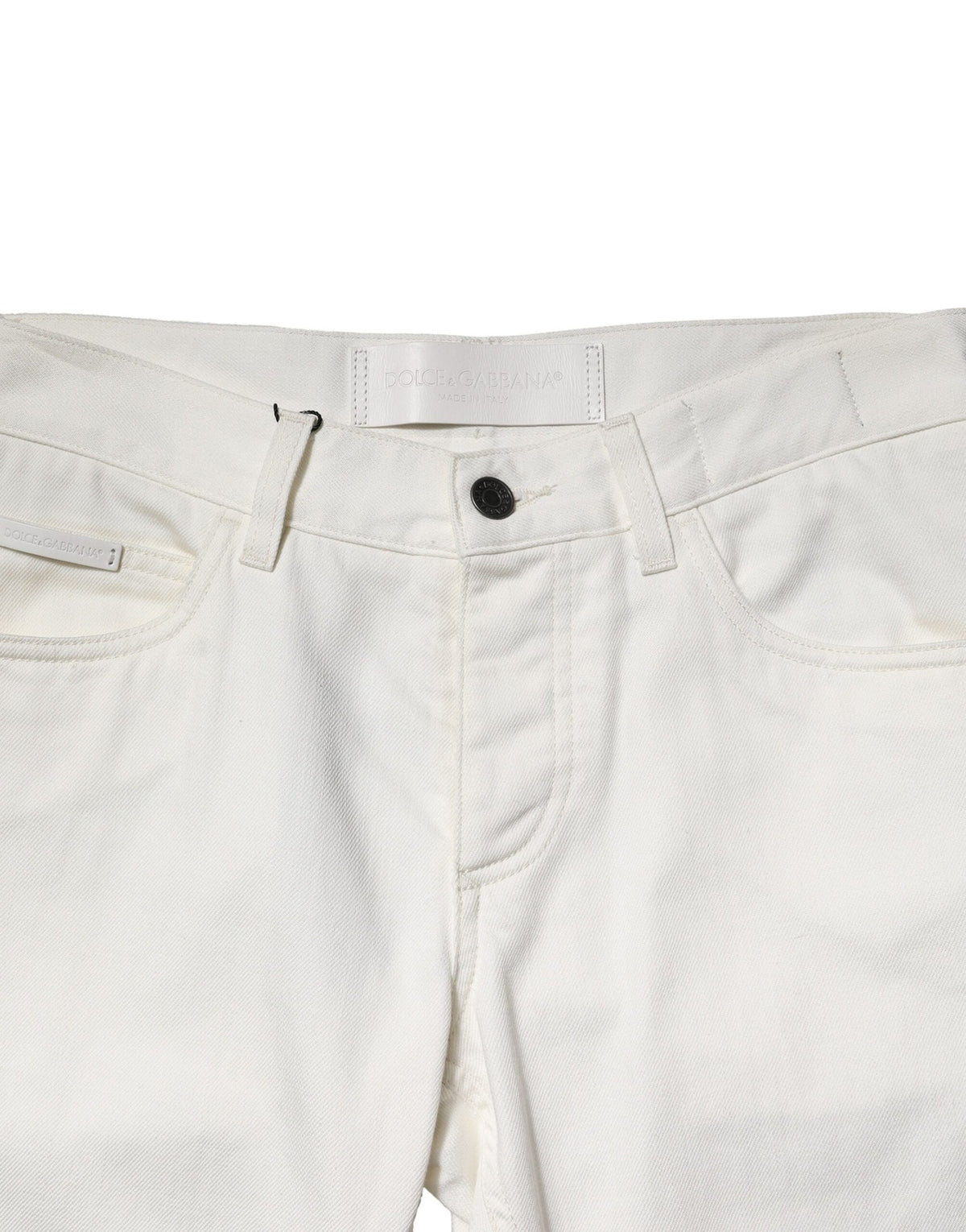 Jeans skinny en coton blanc pour homme de Dolce &amp; Gabbana
