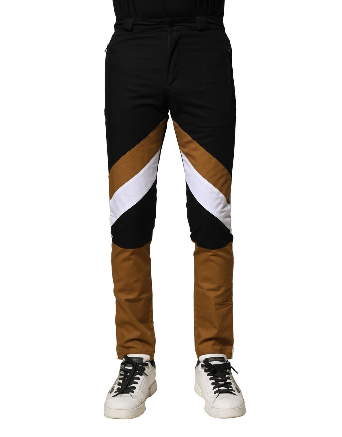 Pantalon homme slim en coton multicolore Dolce &amp; Gabbana