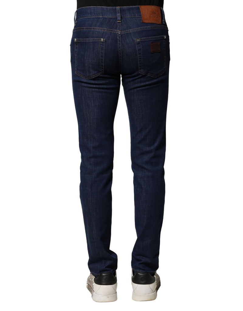 Jean skinny en coton stretch bleu pour homme de Dolce &amp; Gabbana