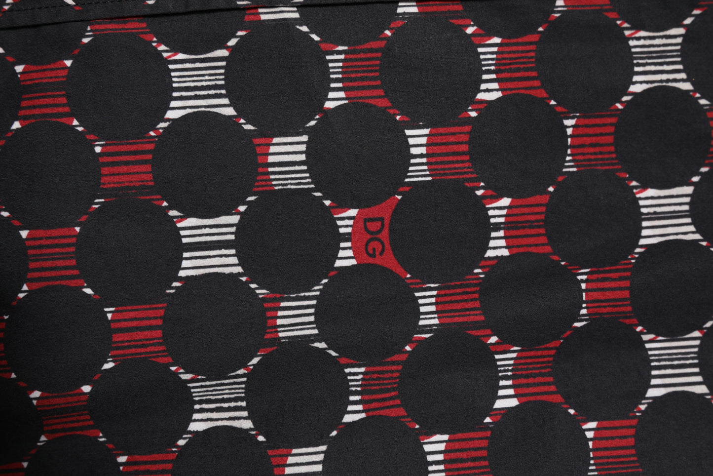 Dolce & Gabbana Goudkleurig overhemd met lange mouwen van gemengd katoen