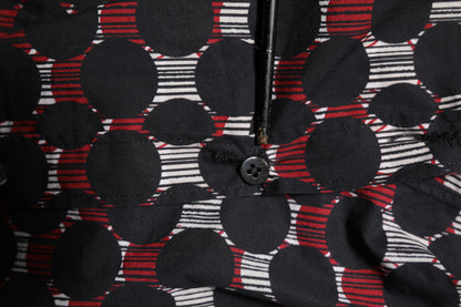 Dolce & Gabbana Goudkleurig overhemd met lange mouwen van gemengd katoen