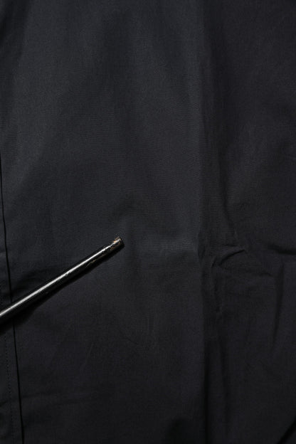 Dolce & Gabbana zwart katoenen overhemd met gouden details en lange mouwen