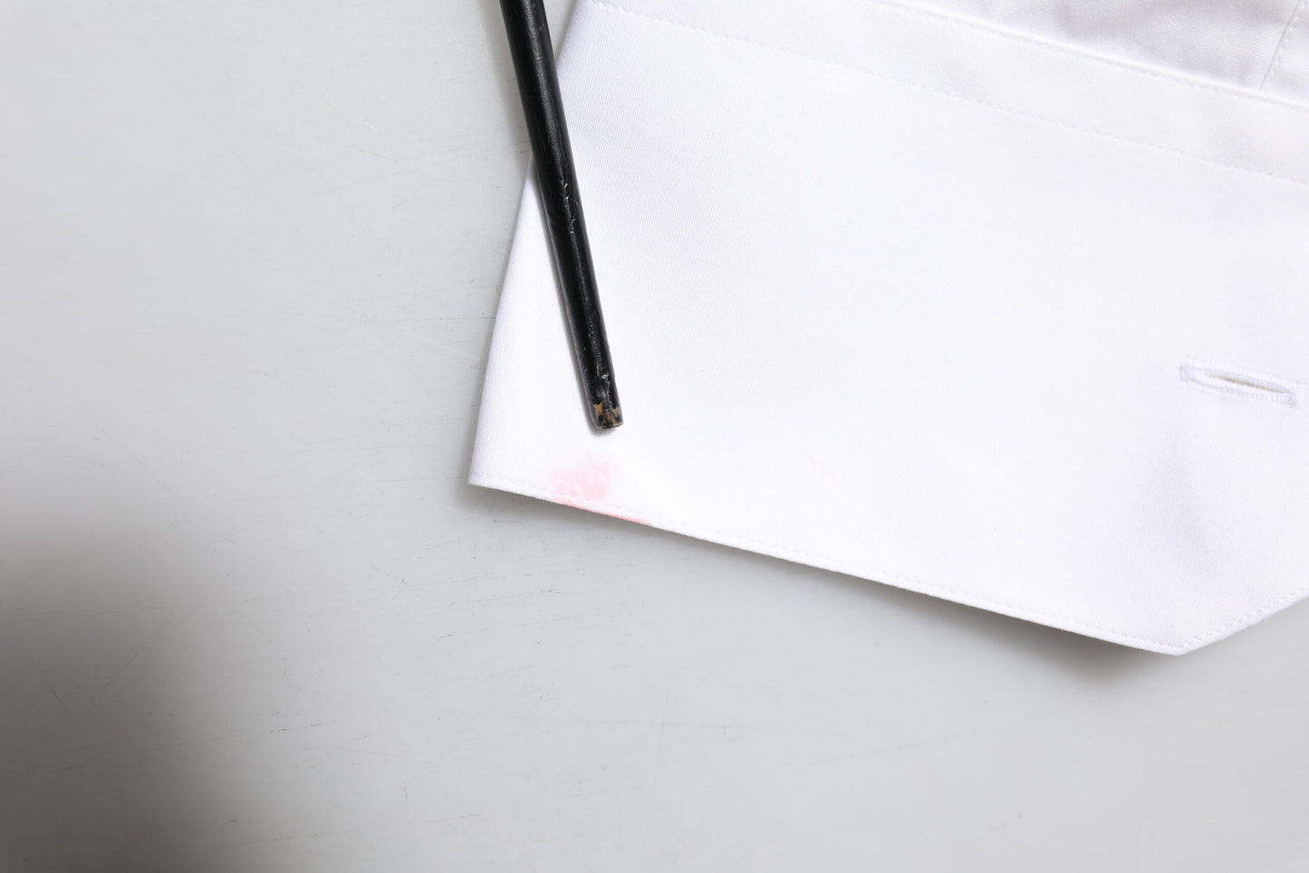 Dolce & Gabbana wit overhemd met gouden borduursels