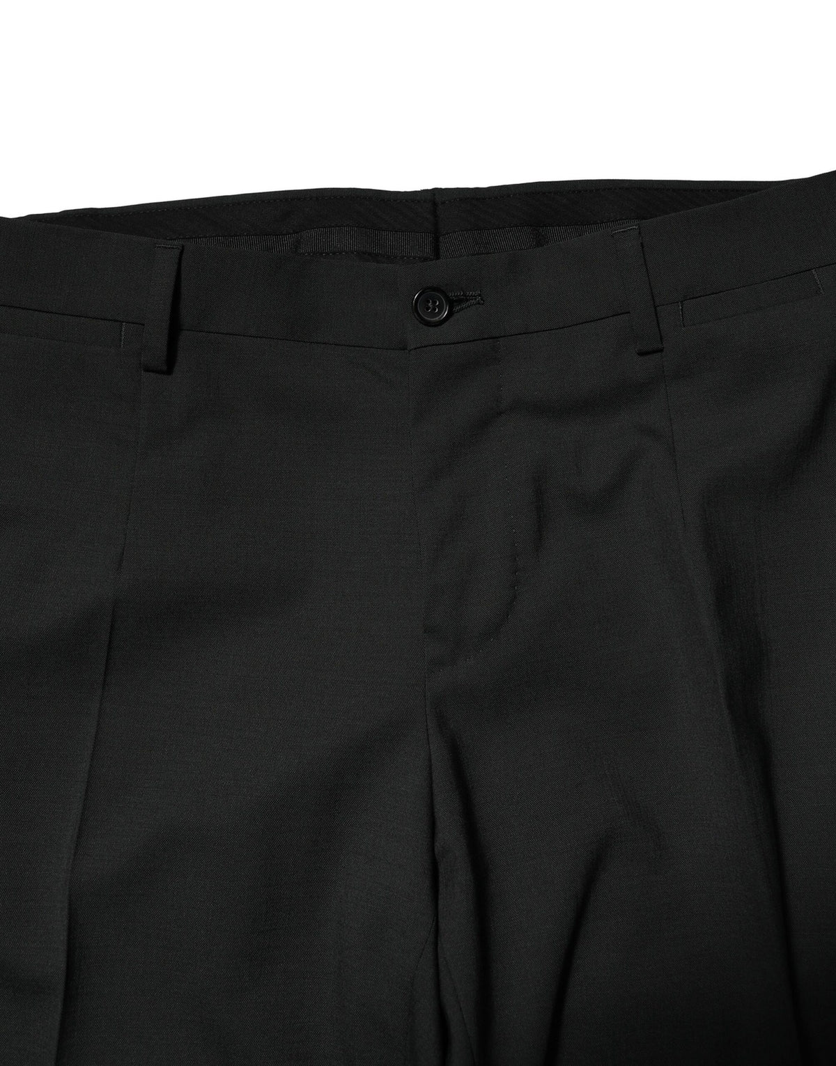 Dolce & Gabbana Costume Noir en Laine 2 Pièces à Boutonnage Simple