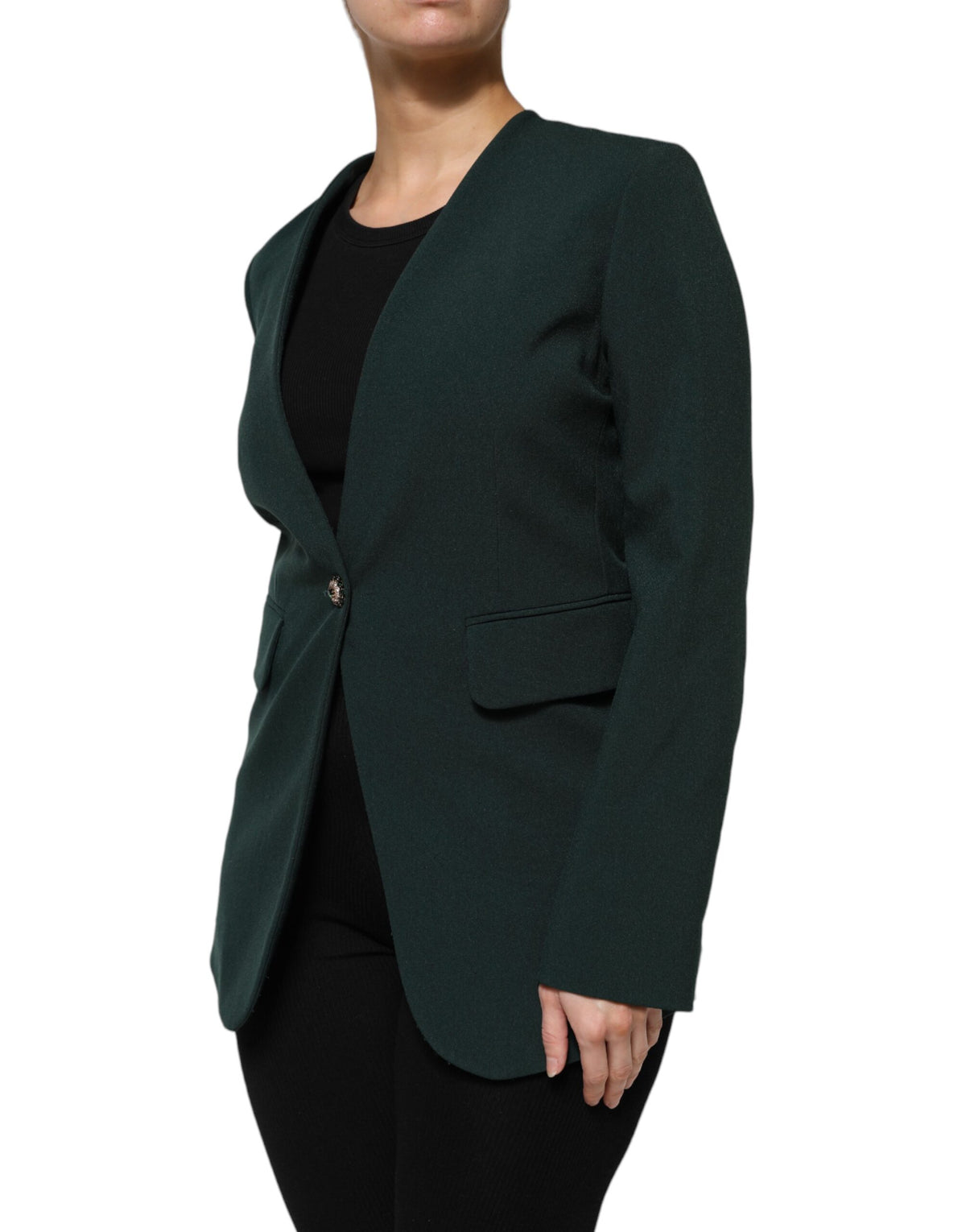 Maison Margiela Veste Verte à Bouton Unique