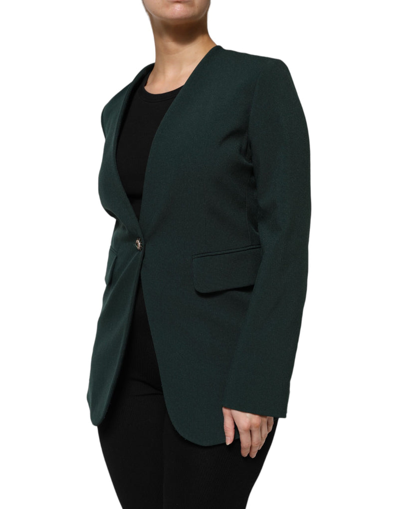 Maison Margiela Veste Verte à Bouton Unique