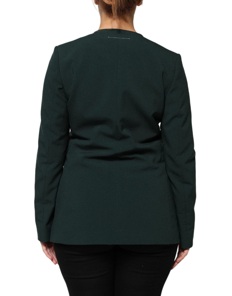Maison Margiela Veste Verte à Bouton Unique