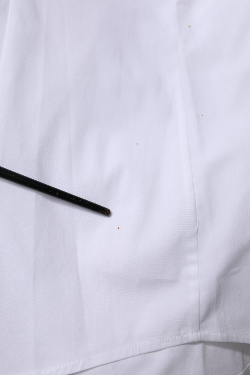 Dolce & Gabbana Chemise Blanche en Coton à Manches Longues