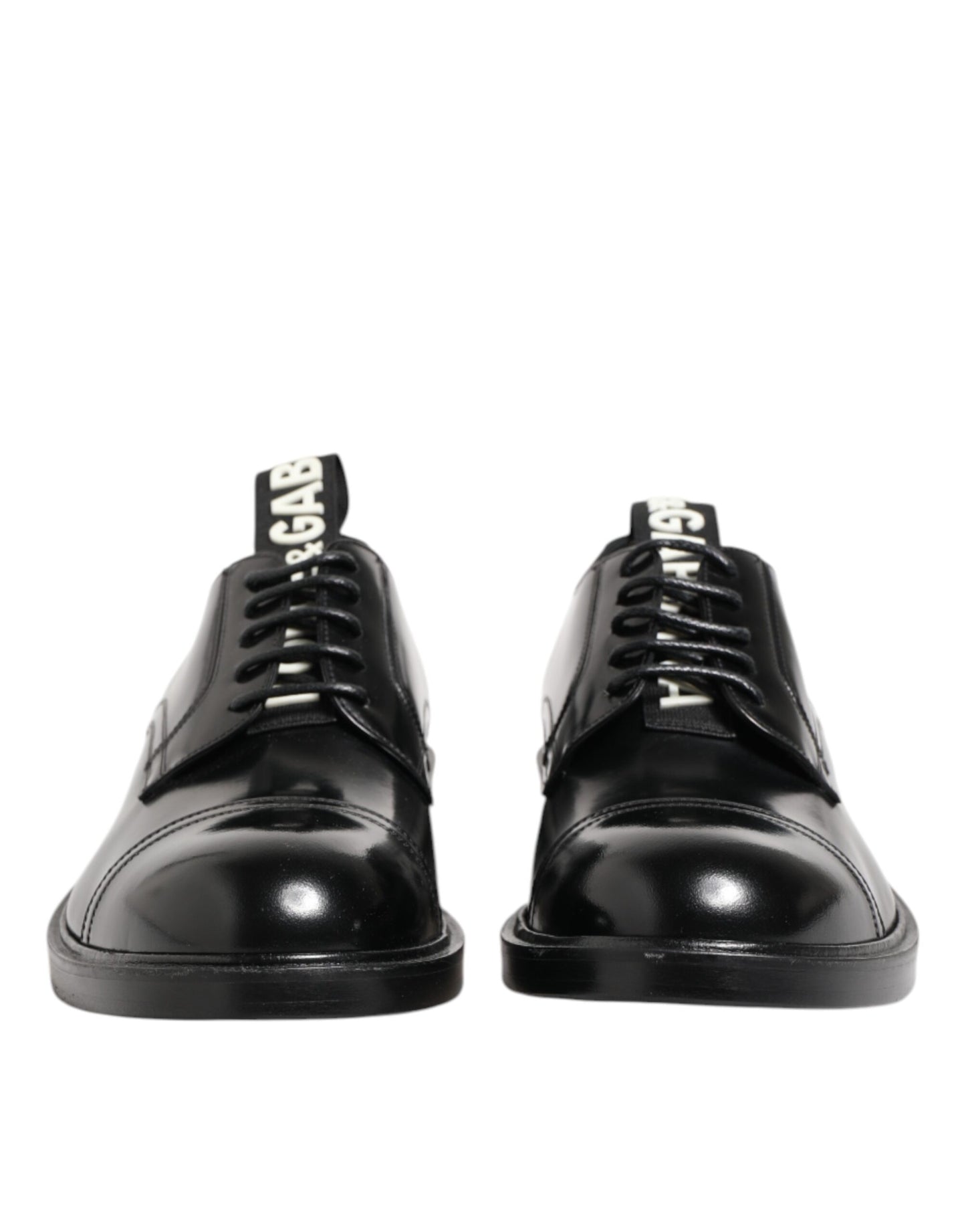 Dolce & Gabbana Black Leather Dress Lace Up Men Formal Shoes
