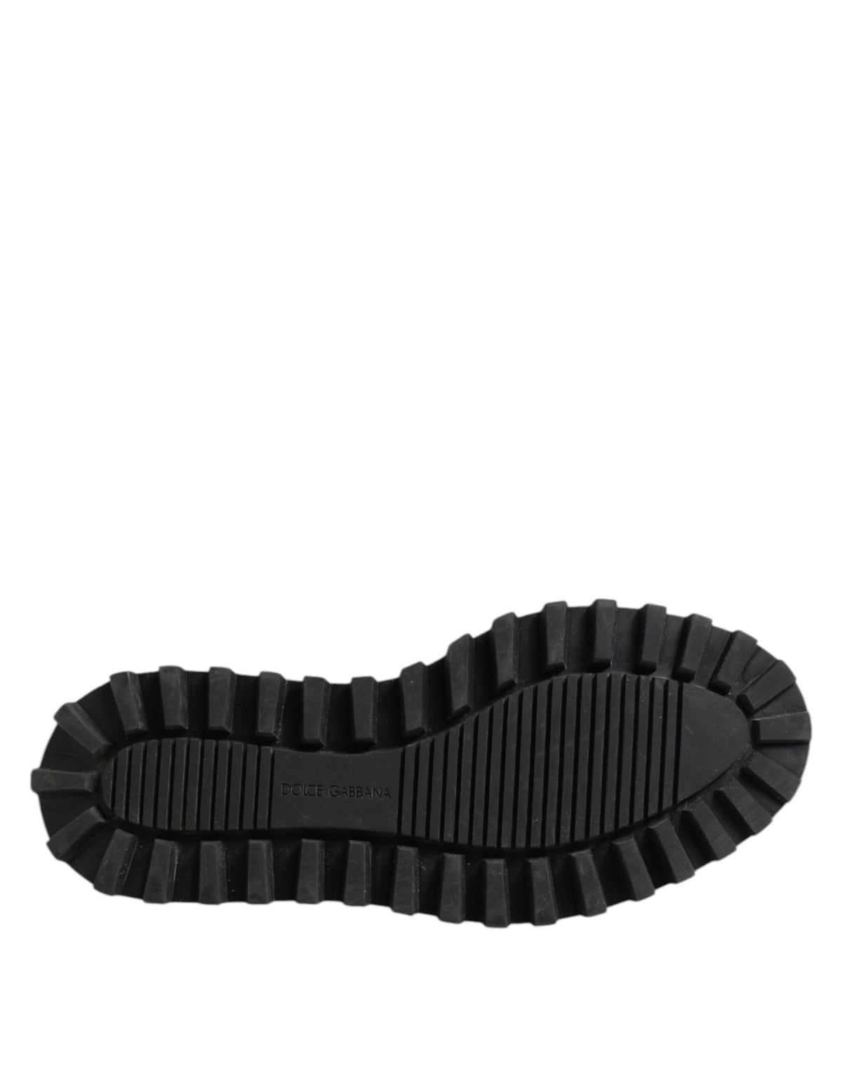 Dolce & Gabbana Chaussures Derby Chunky en Cuir Noir et Blanc