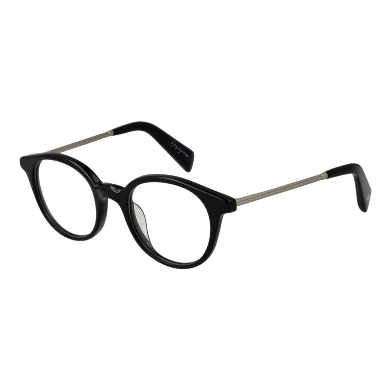 Yohji Yamamoto Black Unisex Glasses Frame - Cat Eye Style