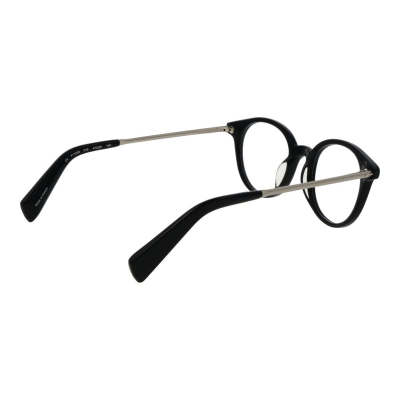 Yohji Yamamoto Black Unisex Glasses Frame - Cat Eye Style