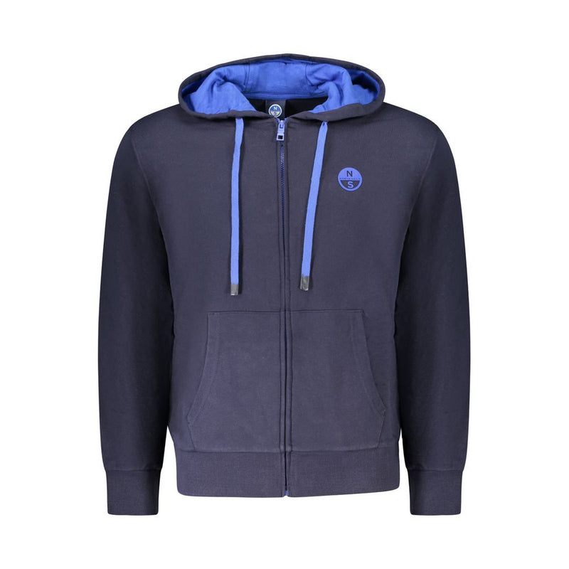 North Sails Blue Cotton Men Sweater - Stylish & Sustainable