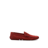 Bally Bordeaux Leather Moccassin - Elegant Suede Loafers