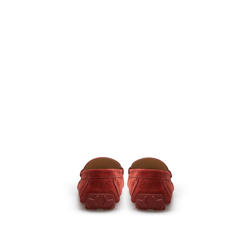 Bally Bordeaux Leather Moccassin - Elegant Suede Loafers