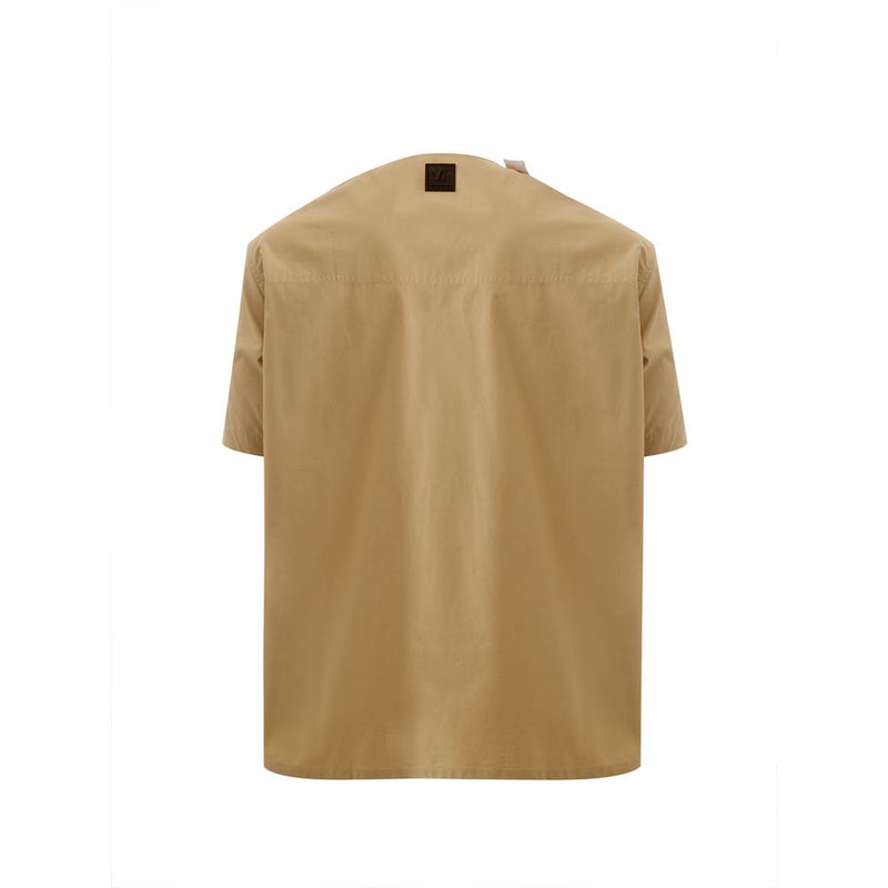 Emporio Armani Brown Cotton Sweater