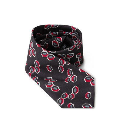 Cravate en soie grise de Giorgio Armani