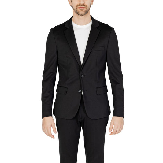 Antony Morato zwarte polyester blazer
