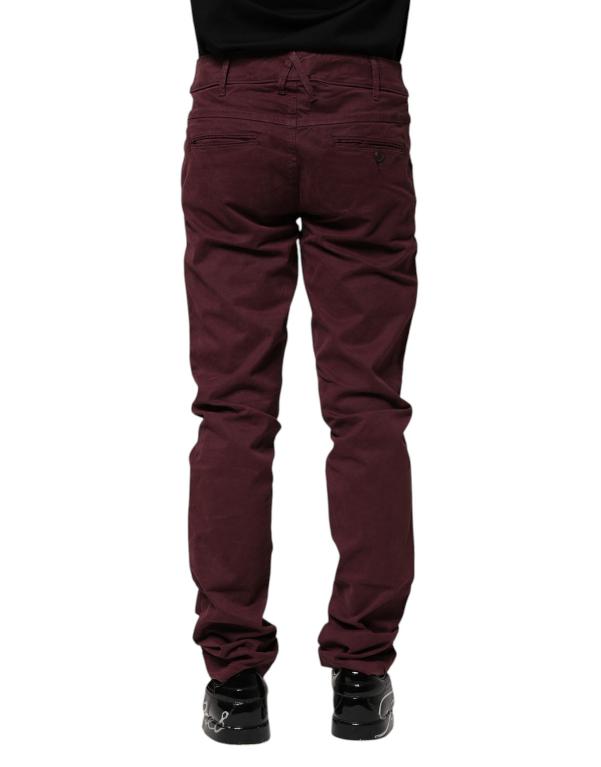 Jeans en jean pour homme, coupe skinny, en coton extensible, couleur marron bordeaux, marque CYCLE.
