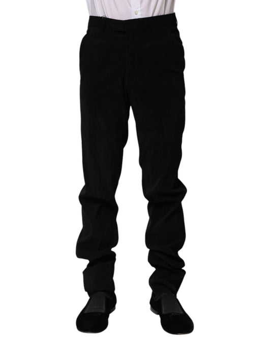 Pantalon habillé noir taille mi-hauteur BENCIVENGA