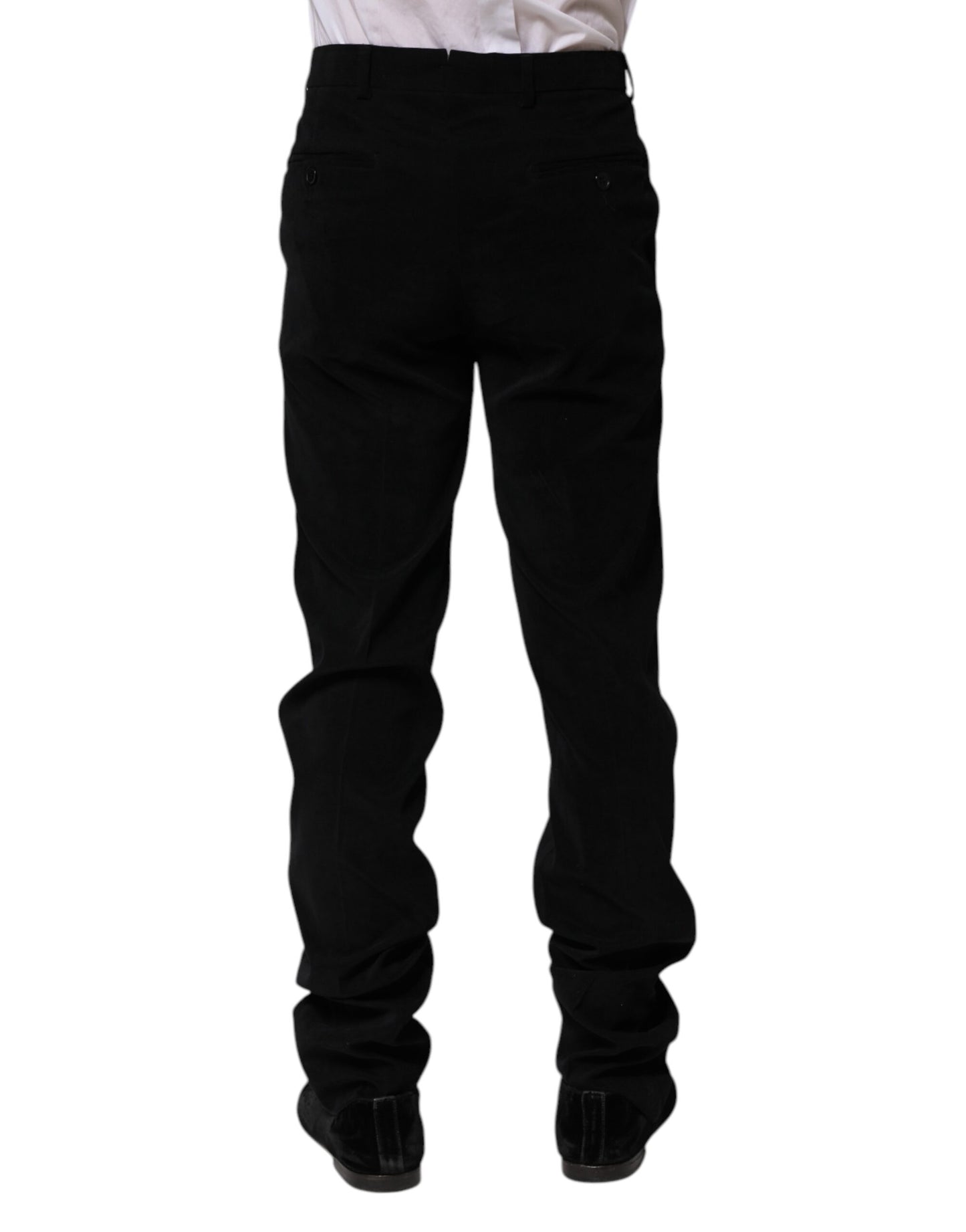 Pantalon habillé noir taille mi-hauteur BENCIVENGA