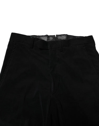 Pantalon habillé noir taille mi-hauteur BENCIVENGA