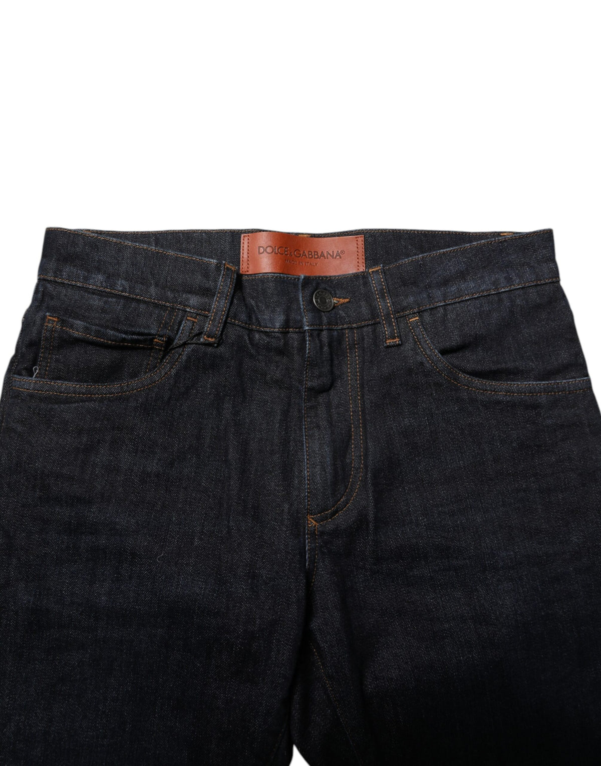 Jean skinny en coton noir Dolce &amp; Gabbana pour homme