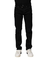 Jeans skinny en coton noir de Dolce &amp; Gabbana