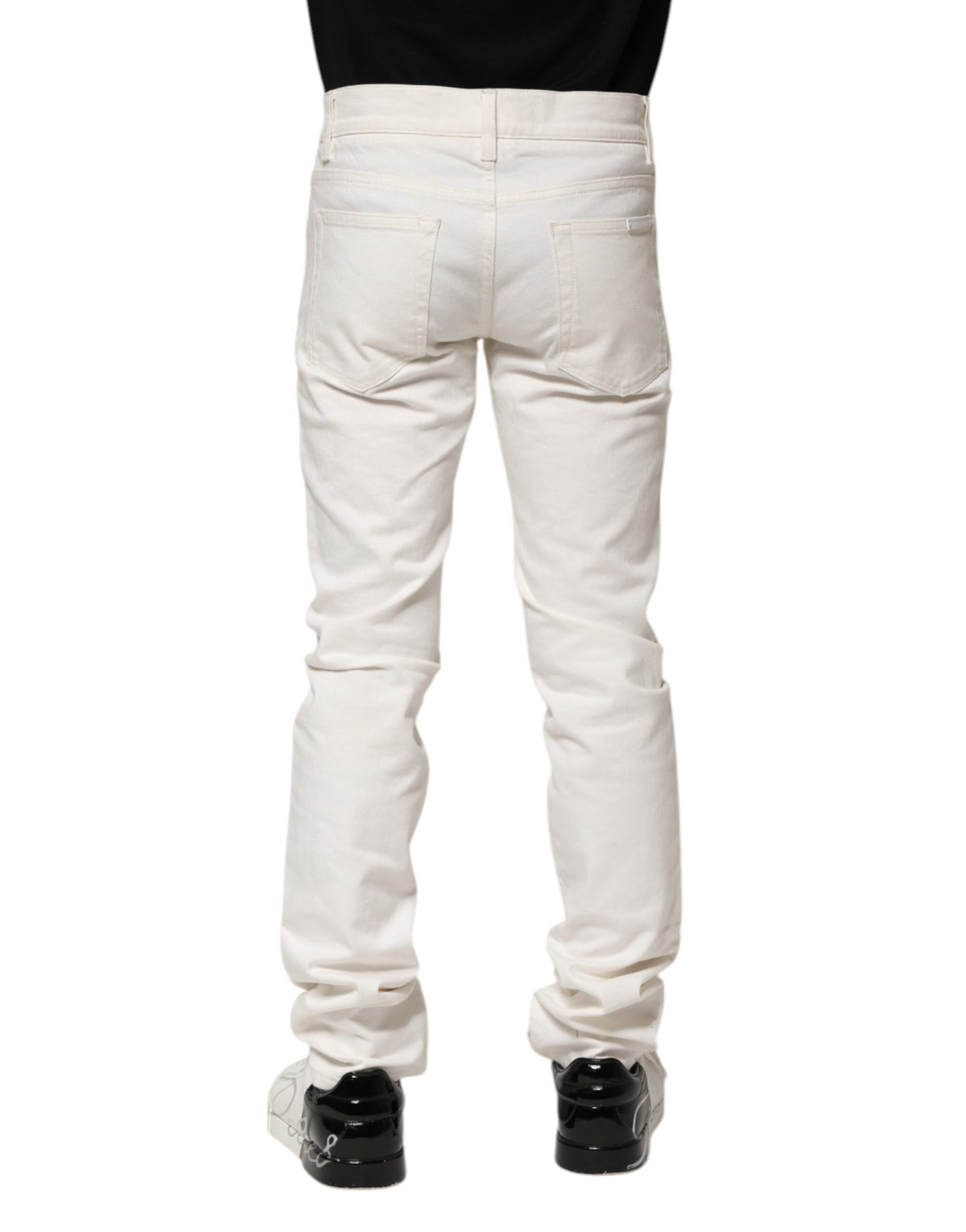 Jeans skinny en coton blanc pour homme de Dolce &amp; Gabbana
