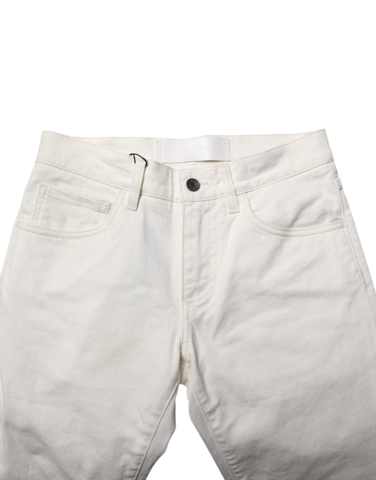 Jeans skinny en coton blanc pour homme de Dolce &amp; Gabbana
