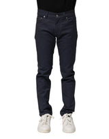 Jeans skinny en coton bleu foncé Dolce &amp; Gabbana