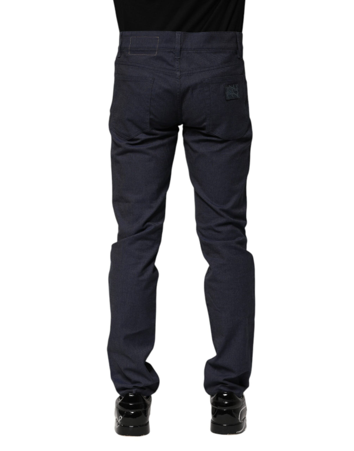 Jeans skinny en coton bleu foncé Dolce &amp; Gabbana