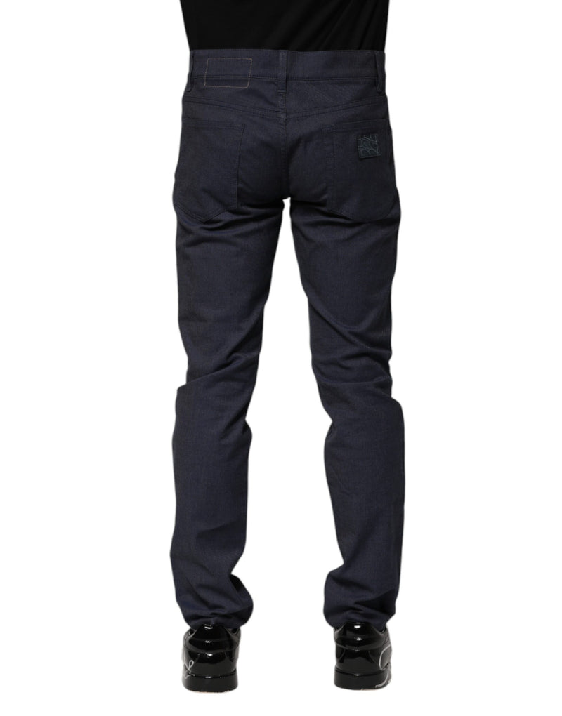 Dolce &amp; Gabbana donkerblauwe katoenen skinny jeans