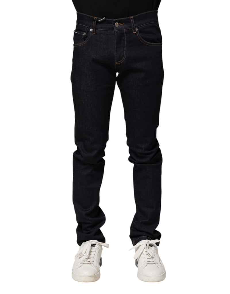 Jean slim en coton noir pour homme de Dolce &amp; Gabbana