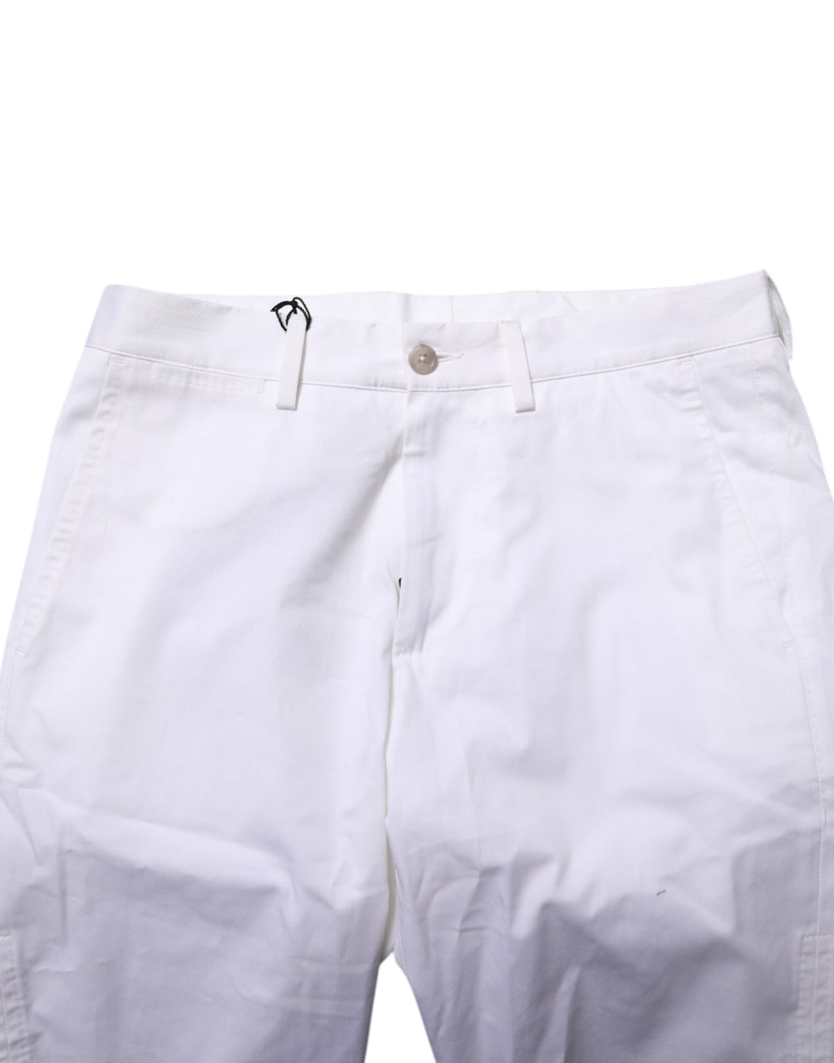 Shorts en jean en coton blanc extensible pour homme de Dolce &amp; Gabbana