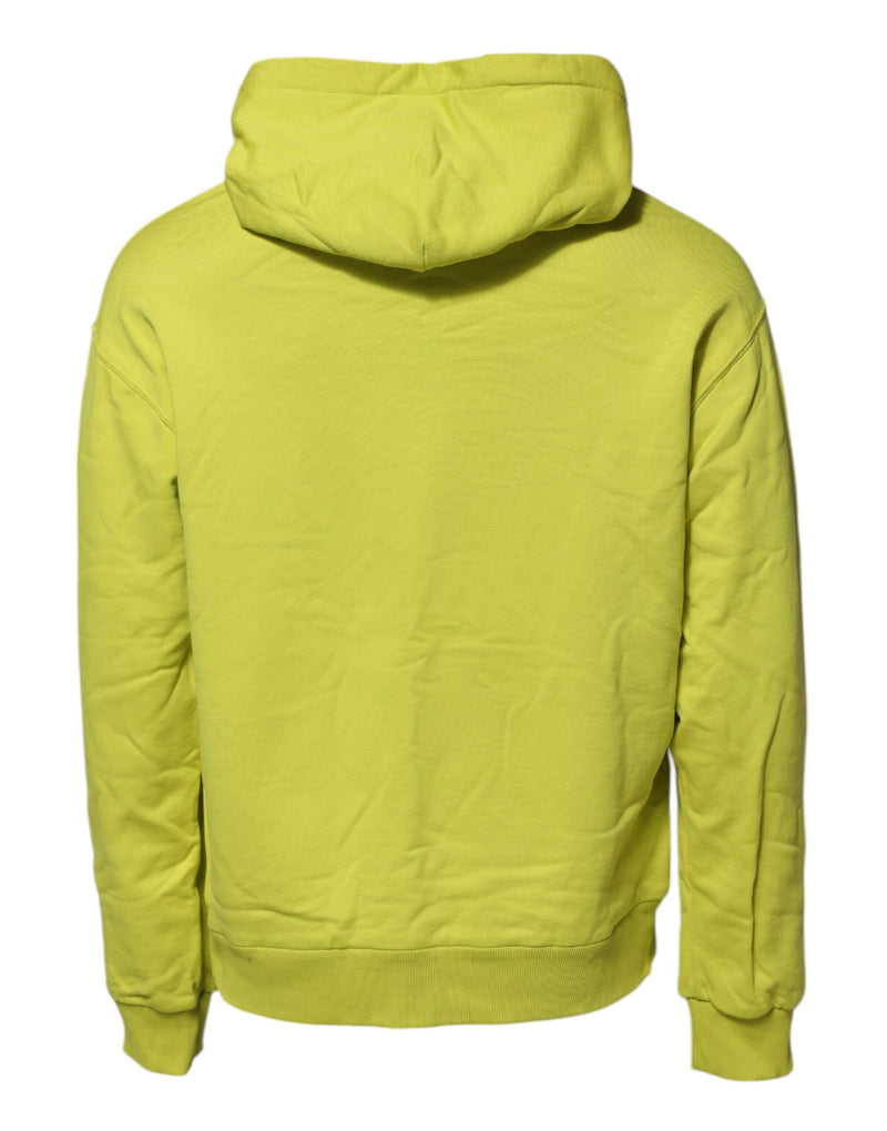 Dolce &amp; Gabbana groene katoenen hoodie met logo