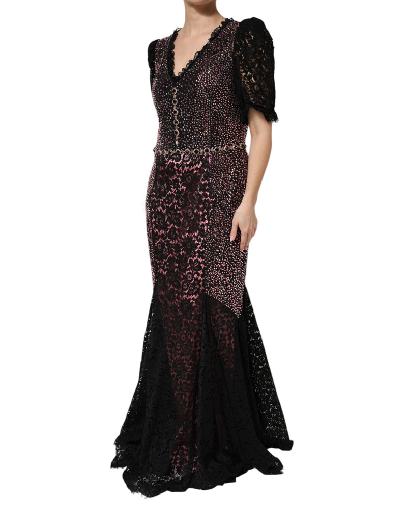 Dolce & Gabbana Robe Sirène Multicolore Embellie