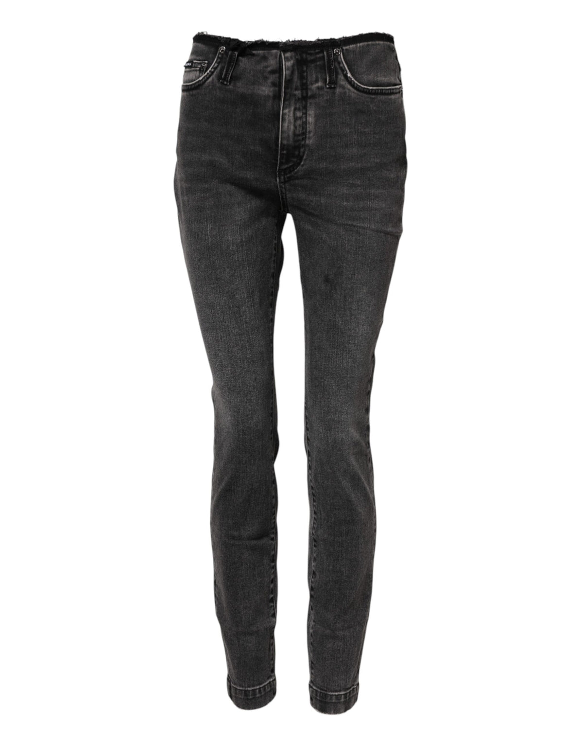Dolce & Gabbana Jeans Skinny Grises en Coton