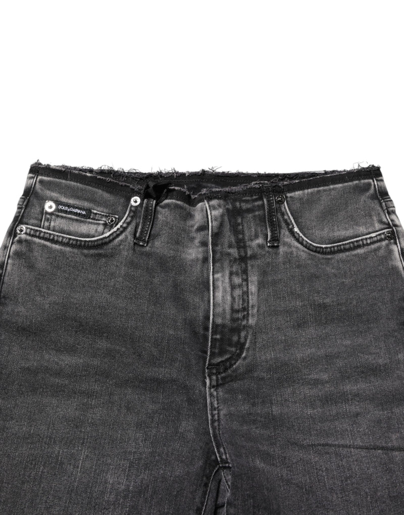 Dolce & Gabbana Jeans Skinny Grises en Coton