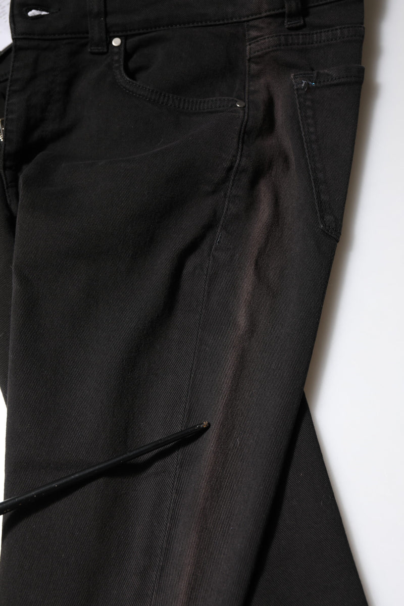 Dolce & Gabbana Black Cotton Skinny Mid Waisted Denim Jeans