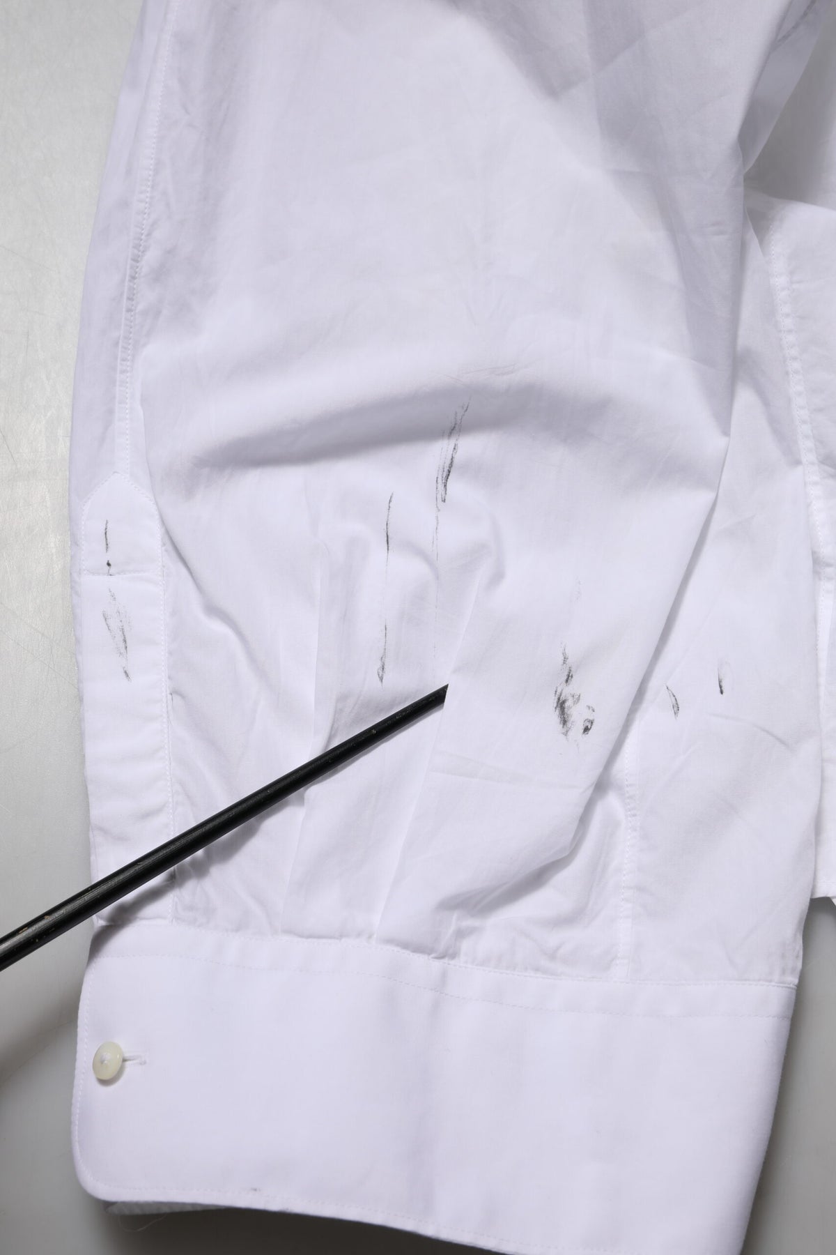 Dolce & Gabbana Chemise Formelle Blanche en Coton à Manches Longues