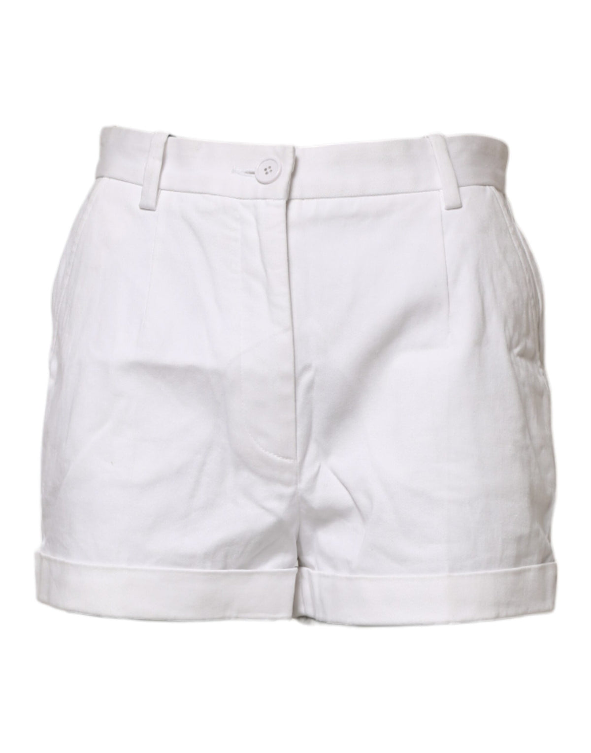 Dolce & Gabbana Bermuda Shorts Femme Blanc en Coton