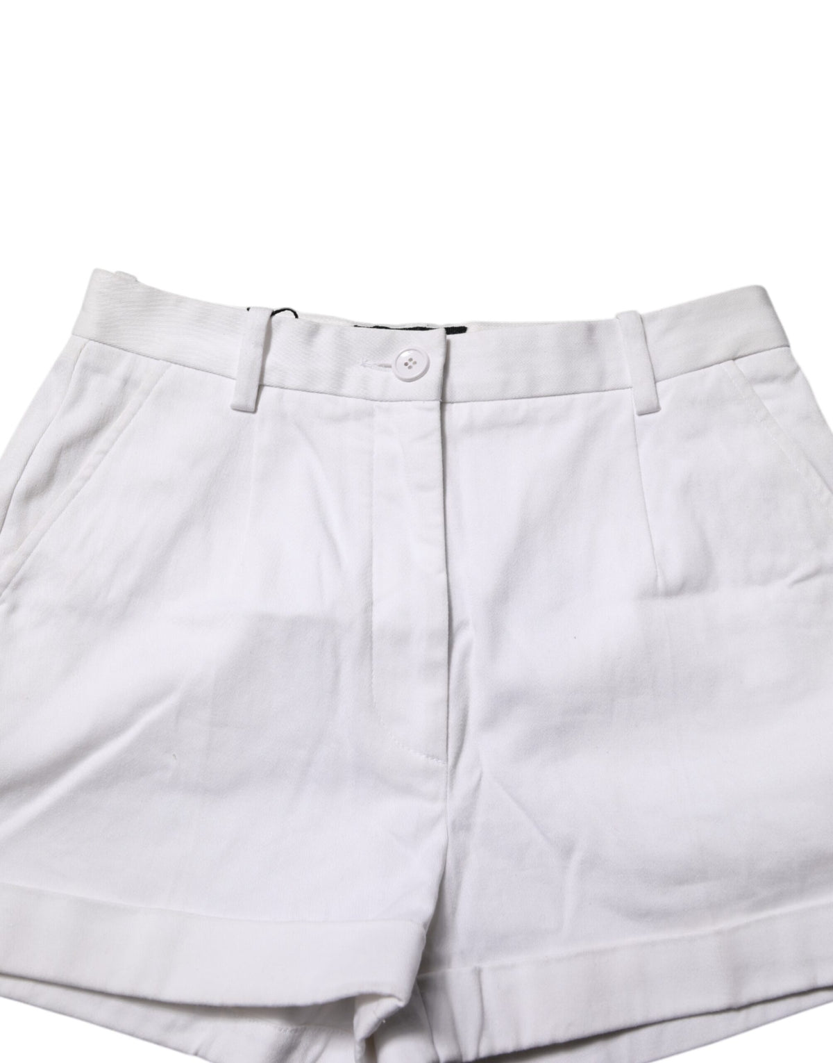 Dolce & Gabbana Bermuda Shorts Femme Blanc en Coton