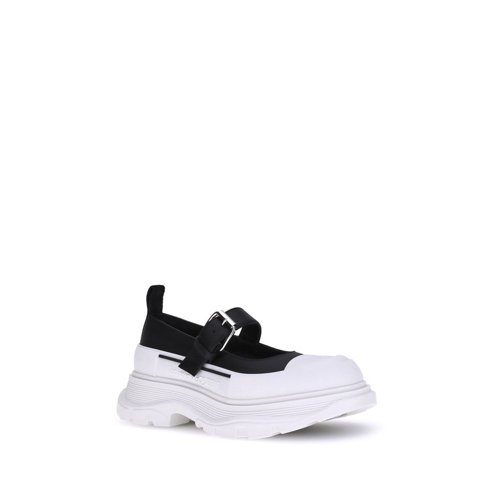 Sneakers en cuir et caoutchouc d'Alexander McQueen